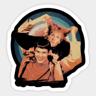 Retro Dumber Graphic Picture Sticker